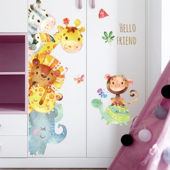 Vinyl Wall Decal Monkey Cartoon - Picture 5 of 6